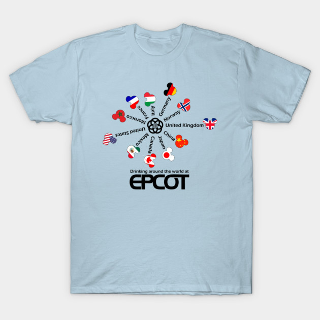 Drinking around the world - Disneyworld - T-Shirt | TeePublic